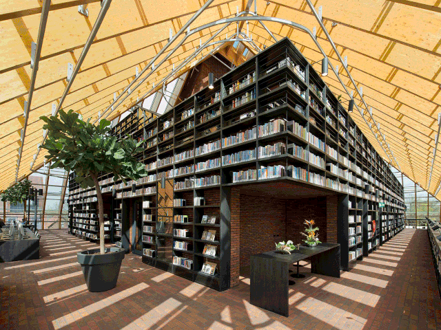 建筑师眼中的理想图书馆：Spijkenisse Book Mountain