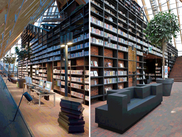 建筑师眼中的理想图书馆：Spijkenisse Book Mountain